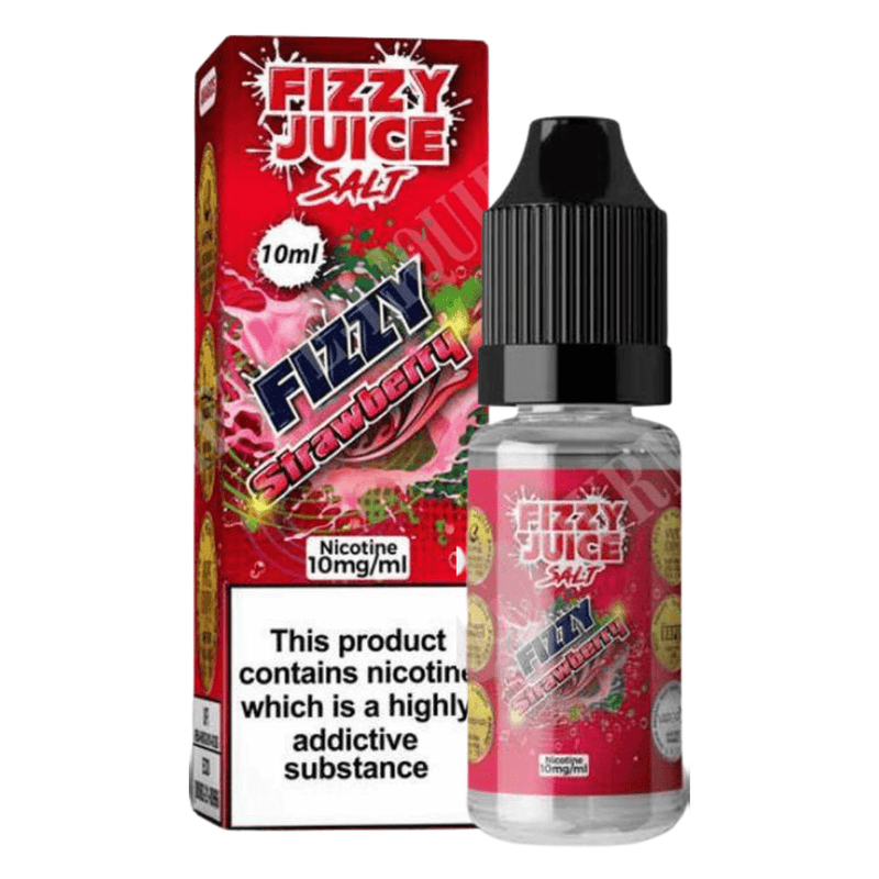 Fizzy Juice Nic Salt Strawberry 10ml E-Liquid - Smokz Vape Store