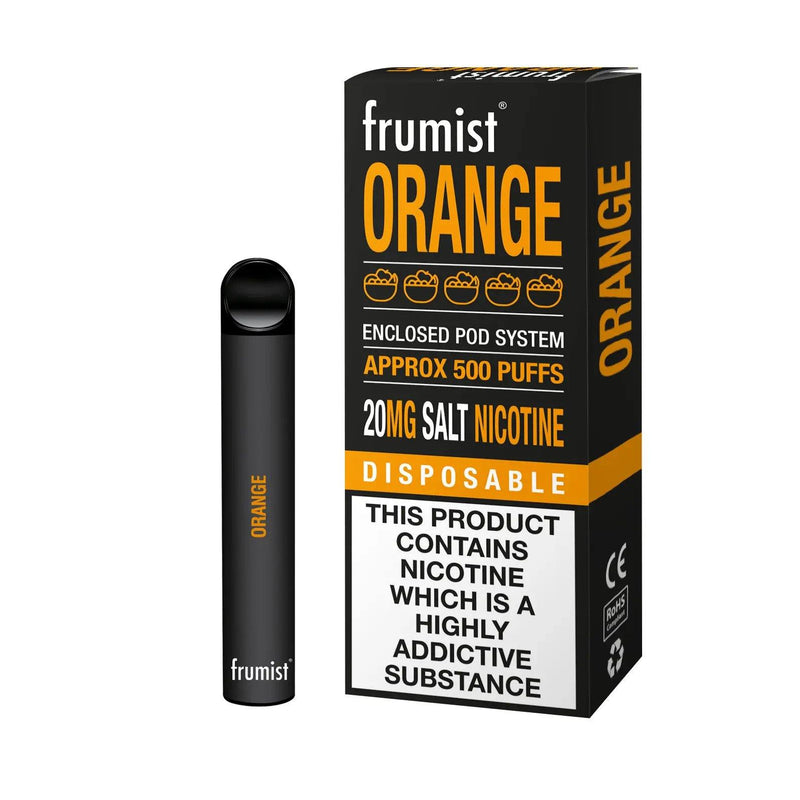 Frumist 500 Disposable Vape Orange 20mg - Smokz Vape Store