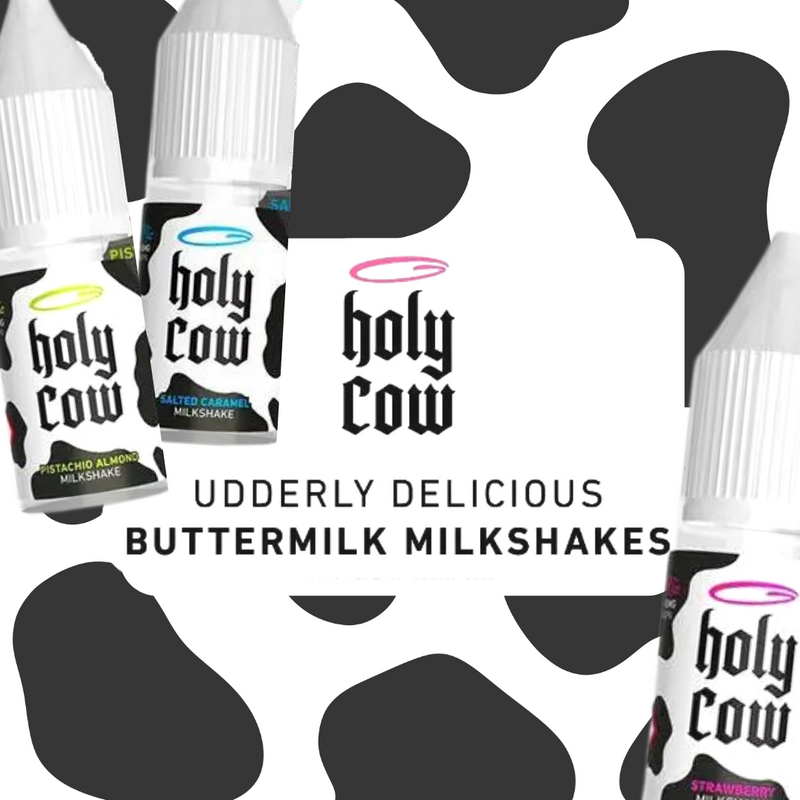 Holy Cow Buttermilk Milkshake 10ml Nic Salt 1 - Smokz Vape Store