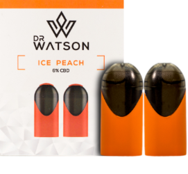 Ice Peach CBD Vape Pen Pods - Smokz Vape Store