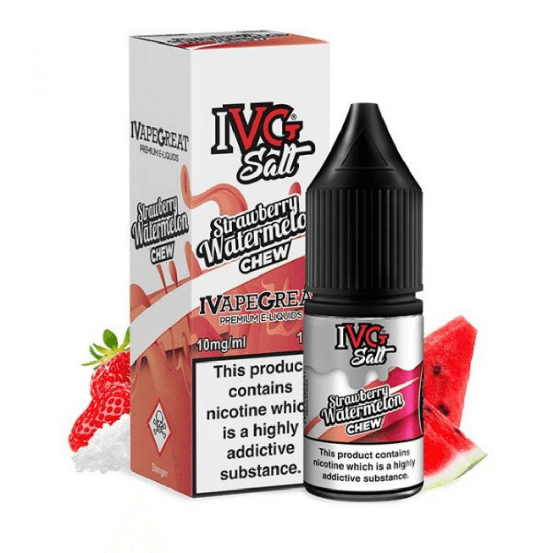 IVG Salt Strawberry Watermelon 10ml E-Liquid - Smokz Vape Store