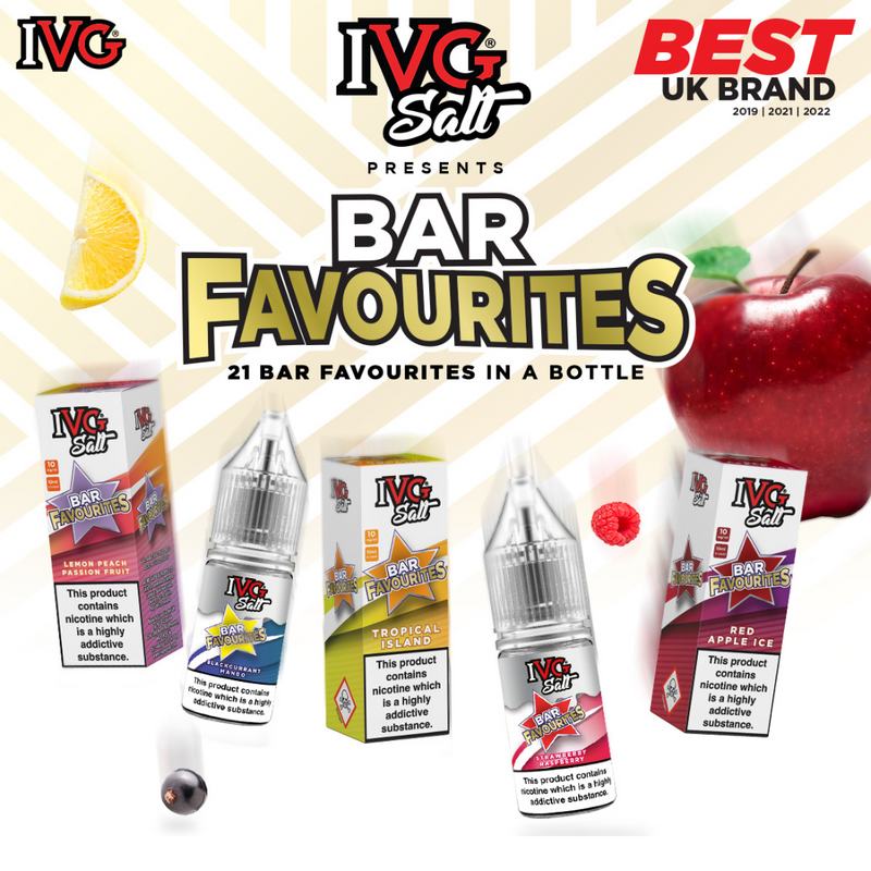 IVG Salts Bar Favourites Nic Salt E-Liquid