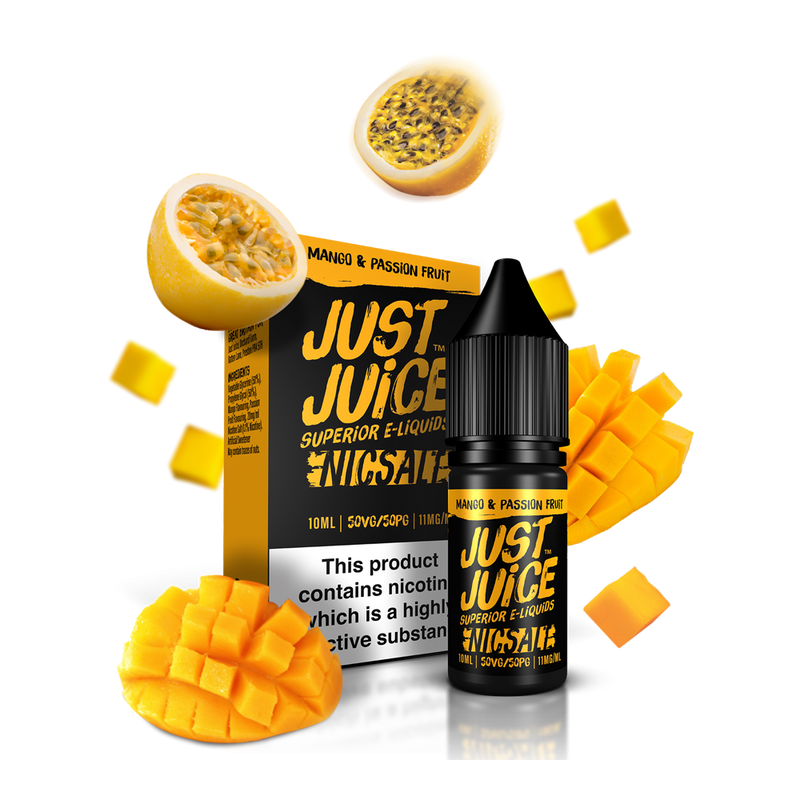 Just Juice Mango & Passion Fruit 10ml Nic Salt E-Liquid - Smokz Vape Store