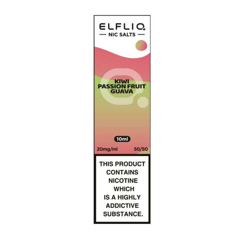 Kiwi Passionfruit Guava - Elf Bar Elfliq Nic Salt E-Liquids - Smokz Vape Store