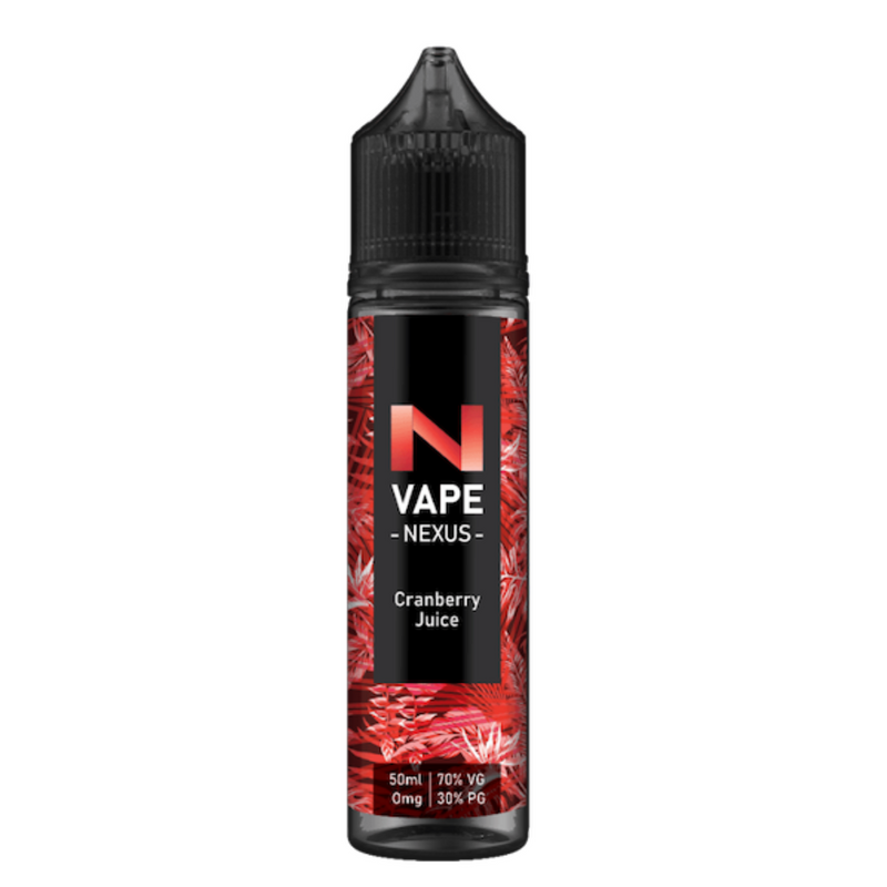 Nexus Vape - Cranberry Juice 50ml Short Fill E-Liquid - Smokz Vape Store