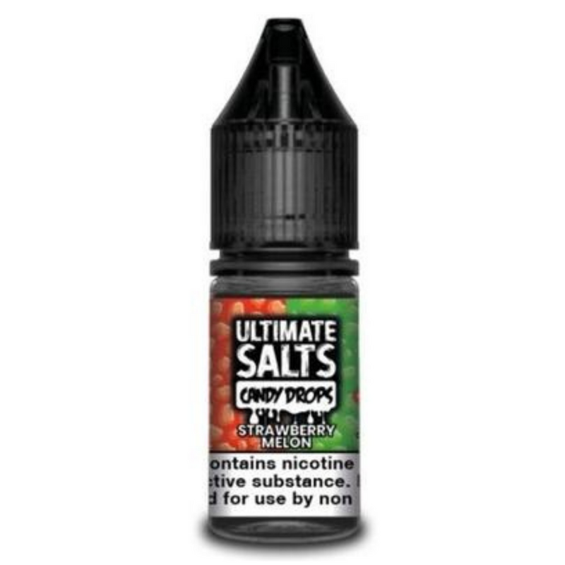 Ultimate Salts Candy Drops Strawberry Melon Nic Salt 10ml E-Liquid - Smokz Vape Store
