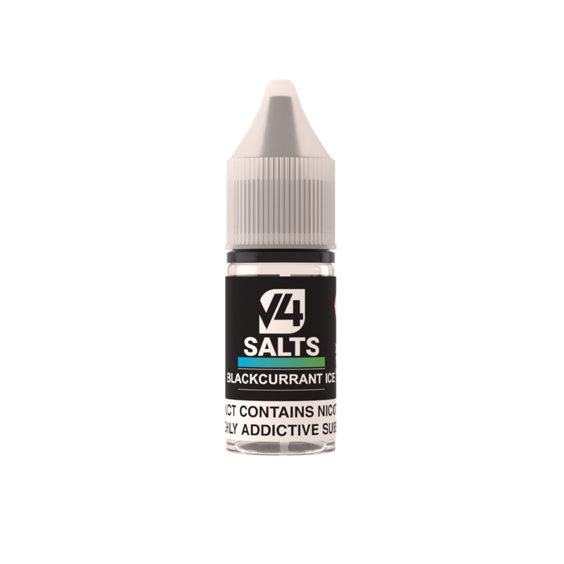 V4 Salts Blackcurrant Ice Nic Salt 10ml E-Liquid - Smokz Vape Store