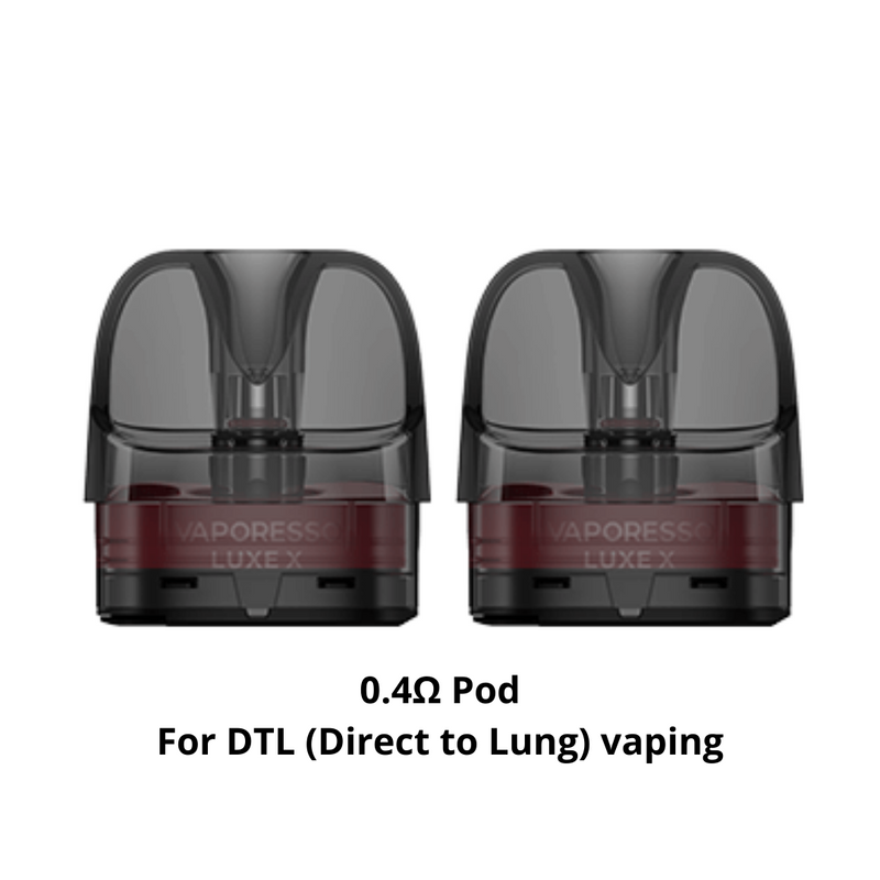 Vaporesso Luxe X Replacement Pods 0.4ohm