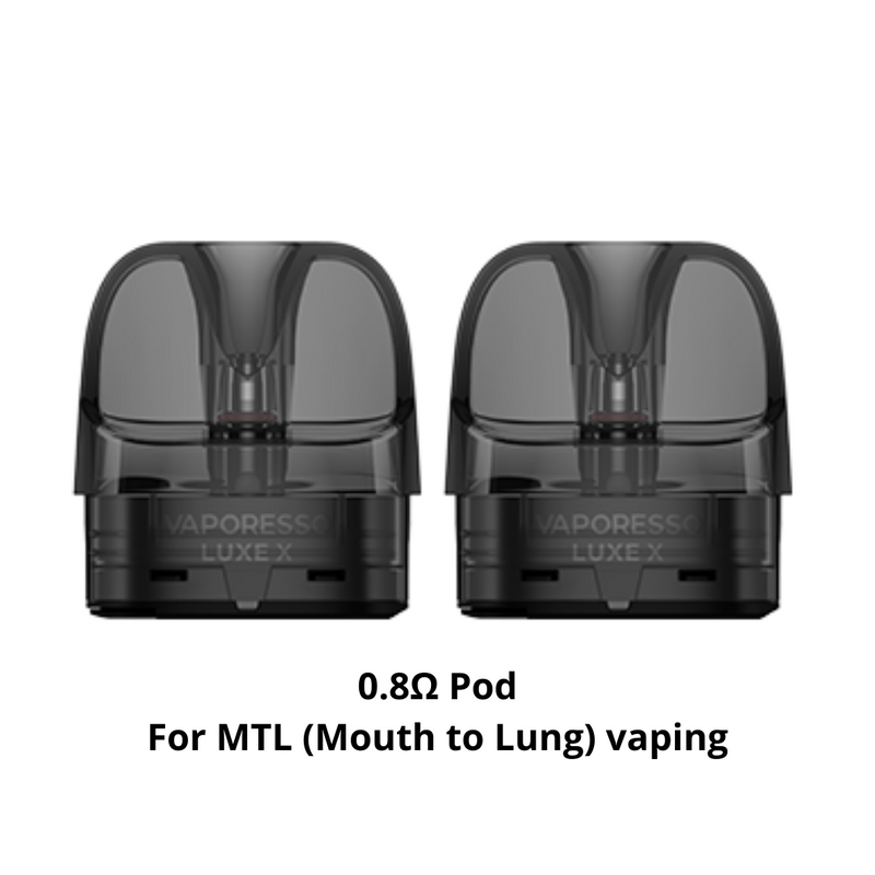 Vaporesso Luxe X Replacement Pods 0.8ohm