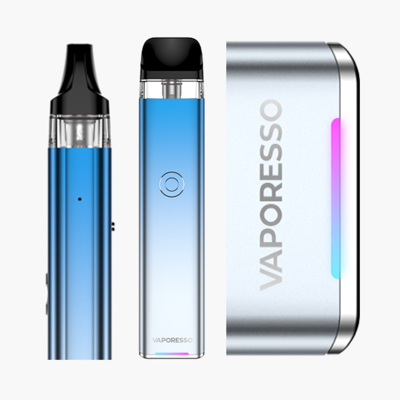 Vaporesso Xros 3 Pod Vape Kit Front And Side View