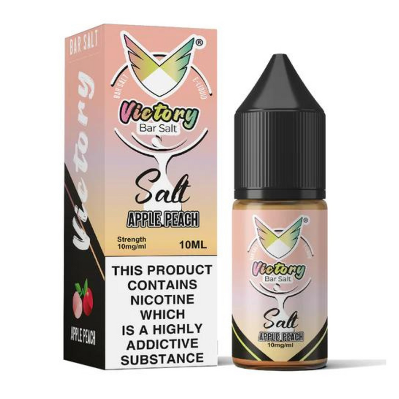 Victory Bar Nic Salt 10ml E-Liquid Apple Peach